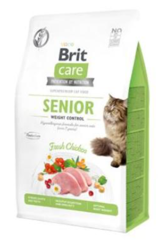 Brit Care Cat GF Senior Weight Control 2kg