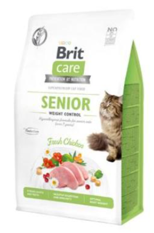 Brit Care Cat GF Senior Weight Control 7kg