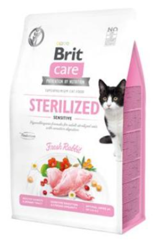 Brit Care Cat GF Sterilized Sensitive 2kg