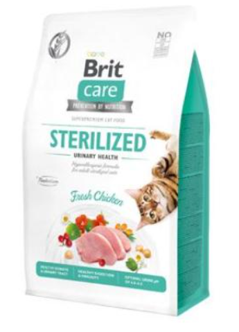 Brit Care Cat GF Sterilized Urinary Health 2kg