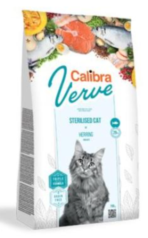 Calibra Cat Verve GF Sterilised Herring 750g