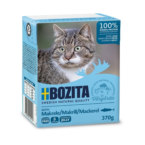 Bozita Cat kousky v želé s makrelou, tetrapak 370 g