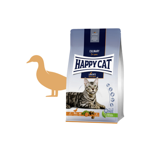 Happy Cat NEW Culinary Land-Ente / Kachna 1,3 kg