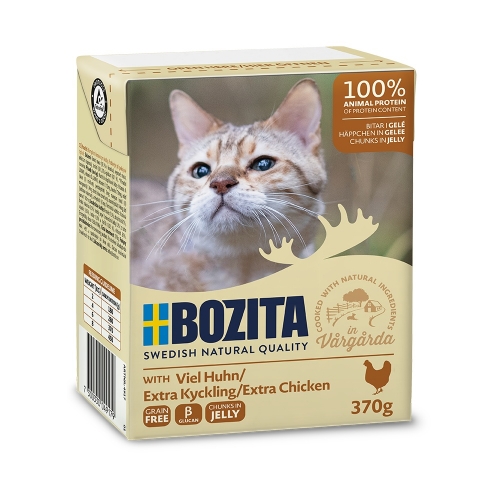 Bozita Cat kousky v želé s kuřecím, tetrapak 370 g