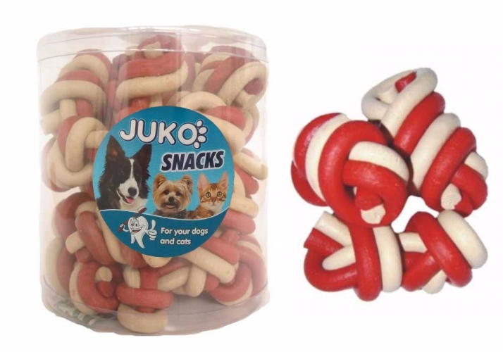 Jerky uzel Vanilka & hovězí JUKO Snacks (25 ks)