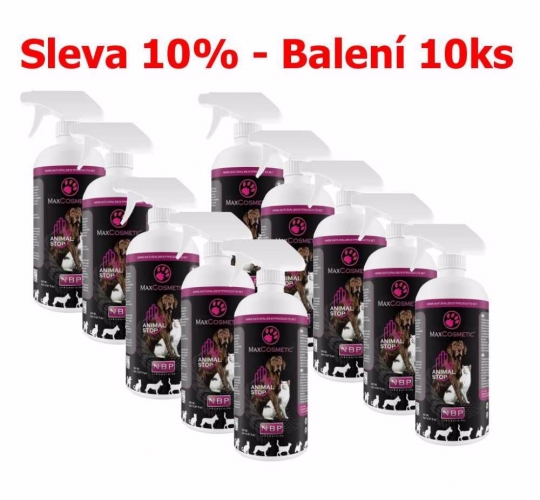 Max Cosmetic Animal Stop zákazový sprej 500 ml (10 ks) SLEVA 10