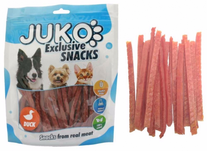 JUKO Snacks Duck strips 250 g