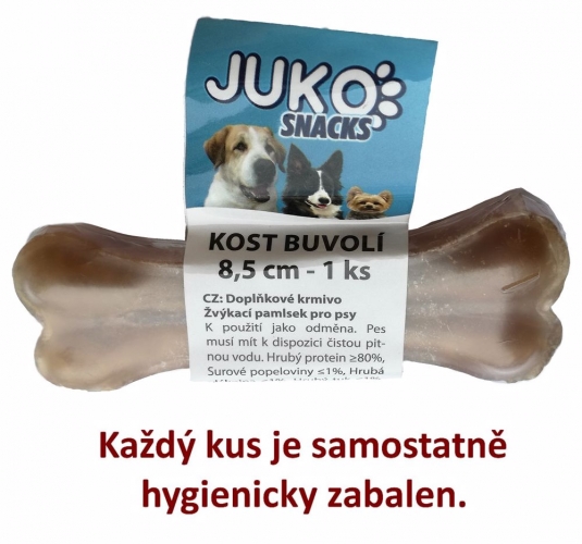 Kost buvolí JUKO Snacks 8,5 cm (1 ks)