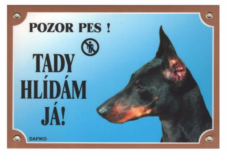 Cedulka Dafiko DOBRMAN