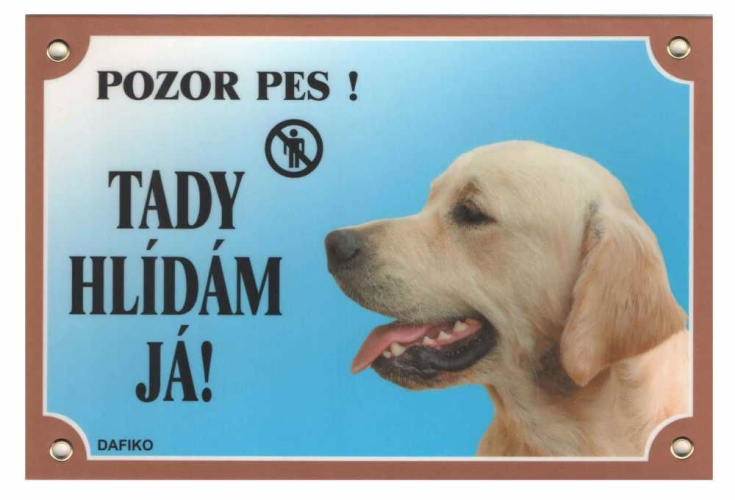 Cedulka Dafiko RETRIVER