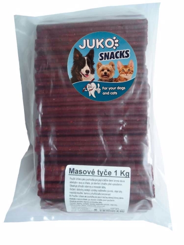 Masové tyče JUKO Snacks 1 kg (cca 80 ks)