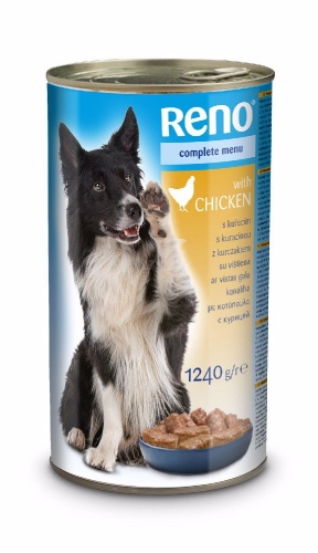 RENO Dog kuřecí, kousky 1240 g