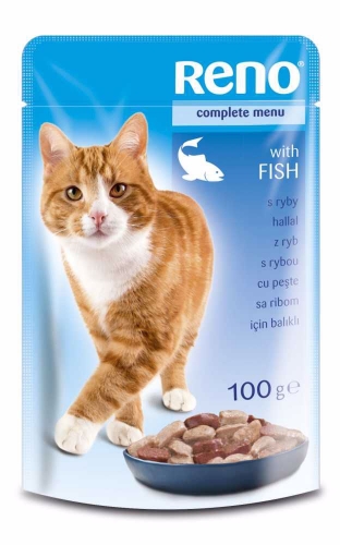 RENO Cat rybí, kapsa 100 g