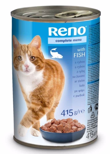 RENO Cat rybí, kousky 415 g
