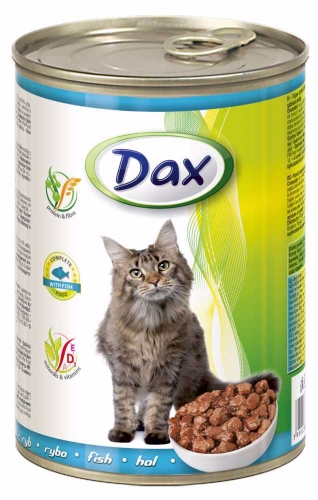 Dax Cat kousky rybí, konzerva 415 g