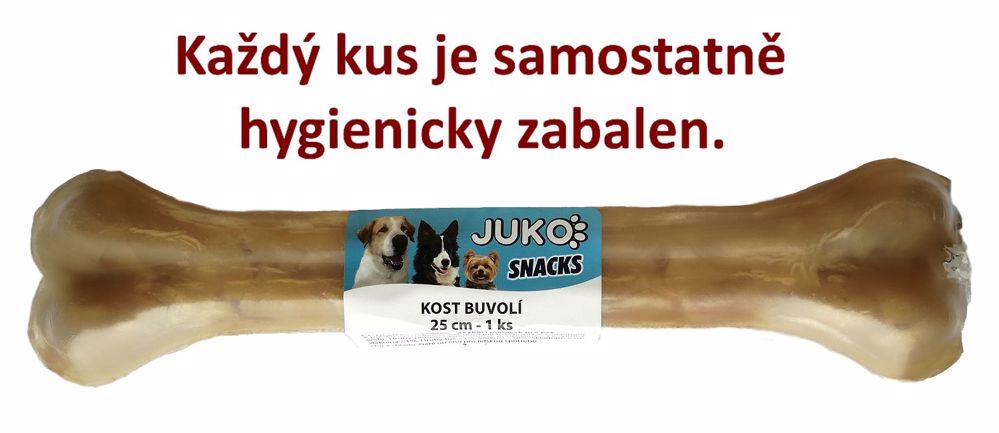 Kost buvolí JUKO Snacks 25 cm (1 ks)