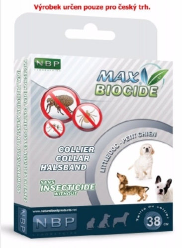 Max Biocide Collar Dog repelentní obojek, pes 60 cm !CZ!