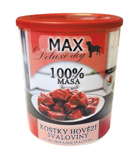 MAX deluxe kostky hovězí svaloviny 800g