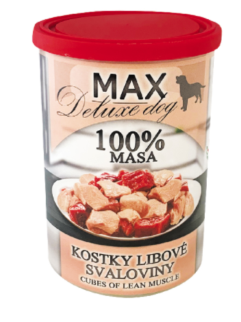 MAX deluxe kostky libové svaloviny 400g