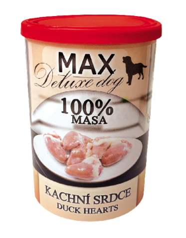 MAX deluxe kachní srdce 400g