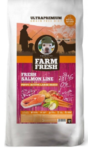 Farm Fresh Salmon Line Puppy/Active Large Breed 2 kg