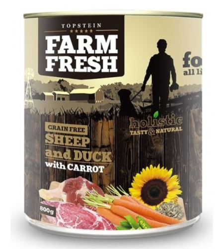 Topstein Farm Fresh Sheep and Duck with Carrot 800 g