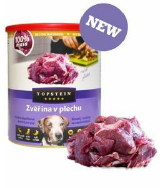 Topstein Zvěřina v plechu 800 g