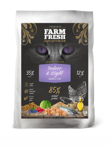 Farm Fresh Cat Indoor & Light 1,8 kg
