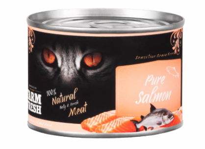Farm Fresh Cat Pure Salmon 200g canned