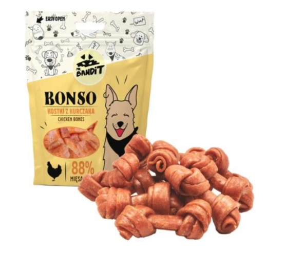 Mr.Bandit BONSO pamlsek ve tvaru kuřecí kosti 500 g