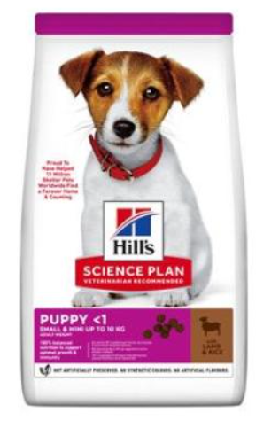 Hill&#039;s Can.Dry SP Puppy Small&Mini Lamb&Rice 1,