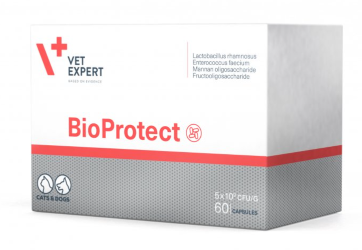 Vet Expert BioProtect - probiotikum pro psy a kočky 60 kapslí