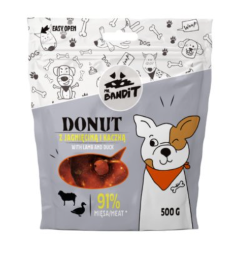 Mr.Bandit DONUT jehněčí s kachnou 500 g