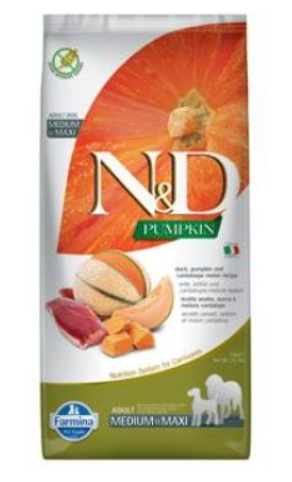 N&D Pumpkin DOG Adult M/L Duck & Cantaloupe melon 12kg