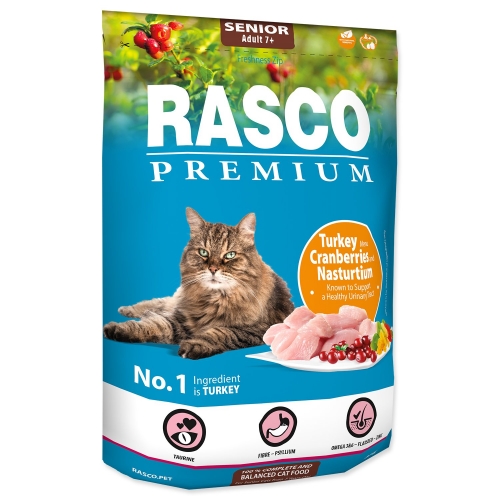 Krmivo Rasco Premium Senior krůta s brusinkou a lichořeřišnicí 0