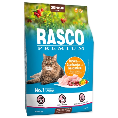 Krmivo Rasco Premium Senior krůta s brusinkou a lichořeřišnicí 2