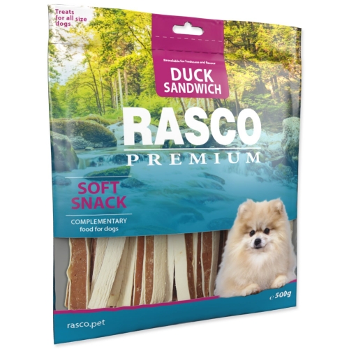 Pochoutka Rasco Premium kachna s treskou, sendvič 500g