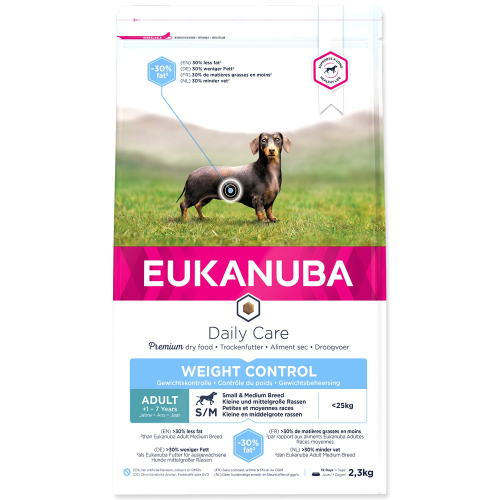 Krmivo EUKANUBA Daily Care Adult Small & Medium Weight Contr