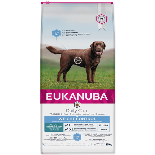 Krmivo EUKANUBA Daily Care Adult Large & Giant Weight Contro