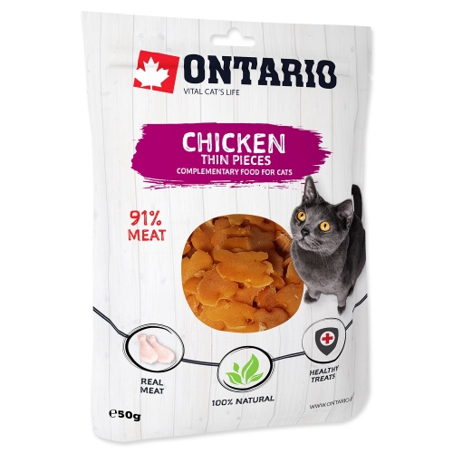 Pochoutka Ontario kuřecí tenké kousky 50g
