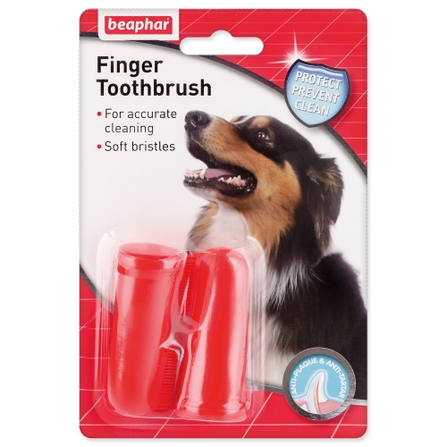 Kartáček Beaphar zubní Dog-A-Dent na prst