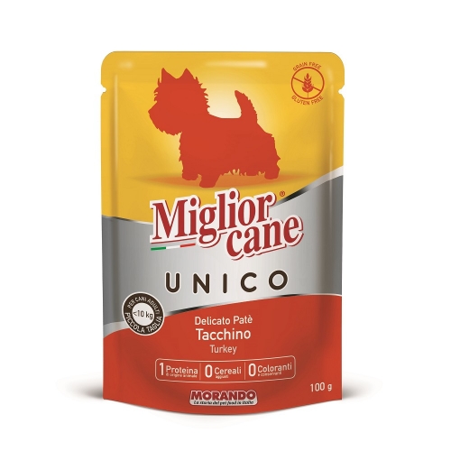 Miglior Cane Unico kapsička krůtí 100g - pes