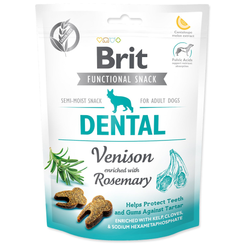 Pochoutka Brit Care Dog Functional Snack Dental zvěřina 150g