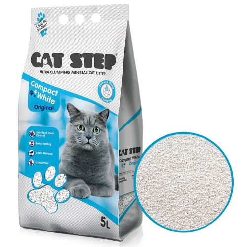 Cat Step Compact White Original 5l