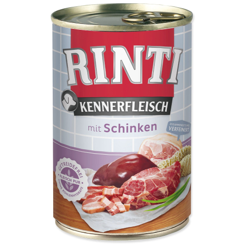 Konzerva Rinti Kennerfleisch Adult šunka 400g