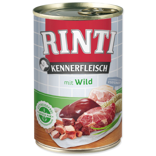 Konzerva Rinti Kennerfleisch Adult zvěřina 400g