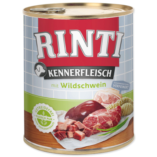 Konzerva Rinti Kennerfleisch Adult divočák 800g