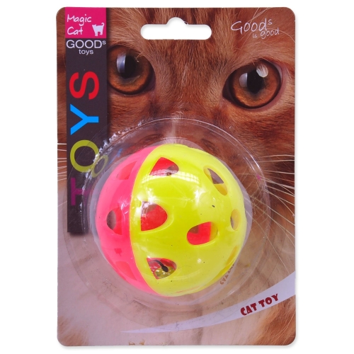 Hračka Magic Cat míček neon jumbo s rolničkou 6cm