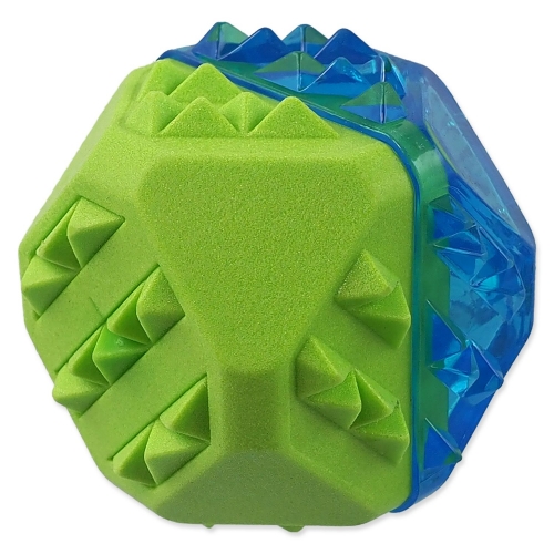 Hračka Dog Fantasy míček chladící zeleno-modrá 7,7cm