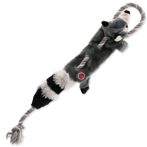 Hračka Dog Fantasy Skinneeez mýval s provazem 57,5cm